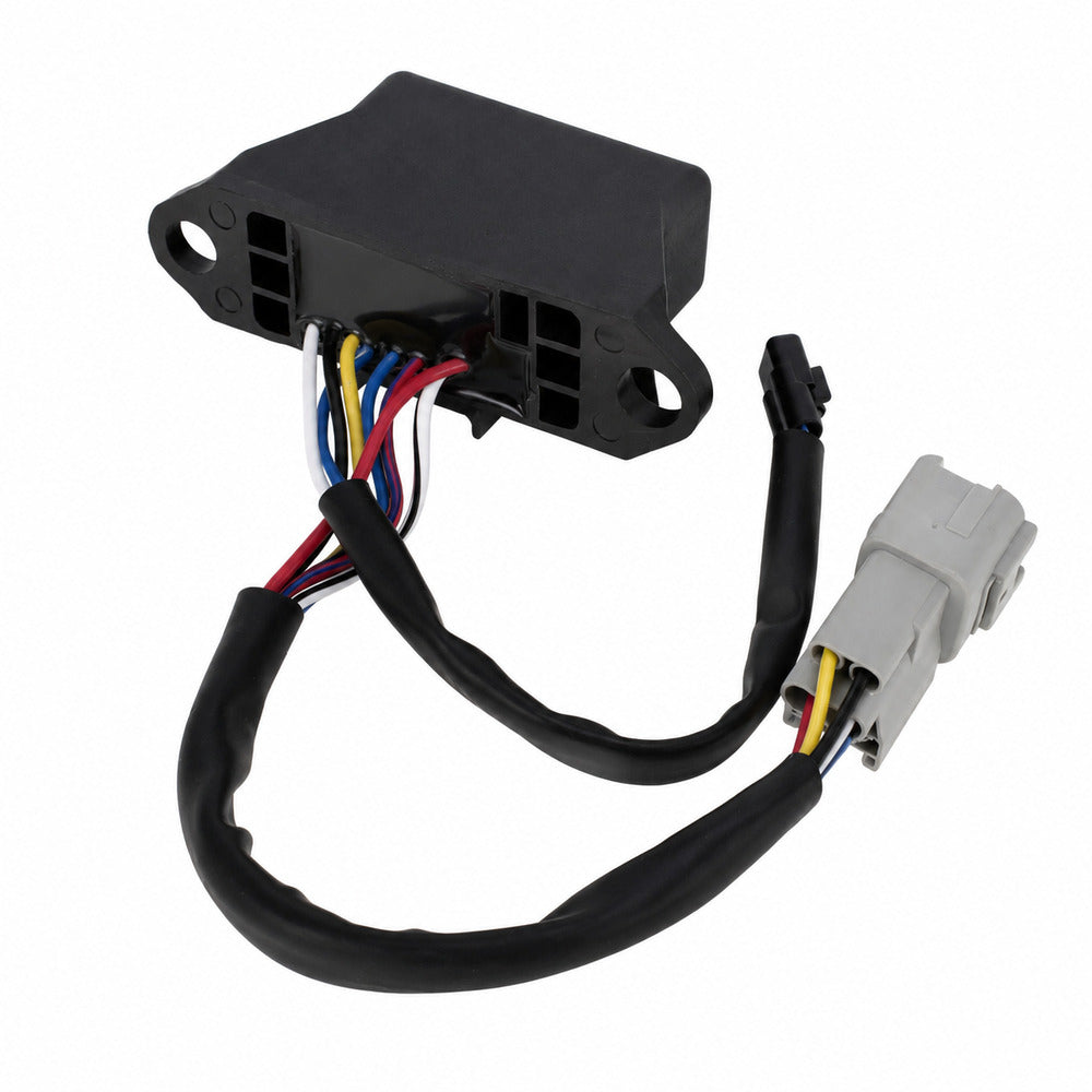 Motoforti Waterproof Relay with Harness for Honda Aquatrax - One waterproof relay assembly with wiring harness and grey connector; Honda Aquatrax ARX1200 applications