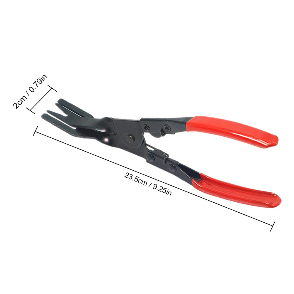 Automotive Trim Clip Removal Pliers 235mm Red – view 3