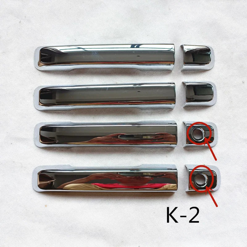 LEAP Chrome Door Handle Cover Kit for Isuzu D-MAX 2012–2018 – Two Keyhole Openings (K-2)