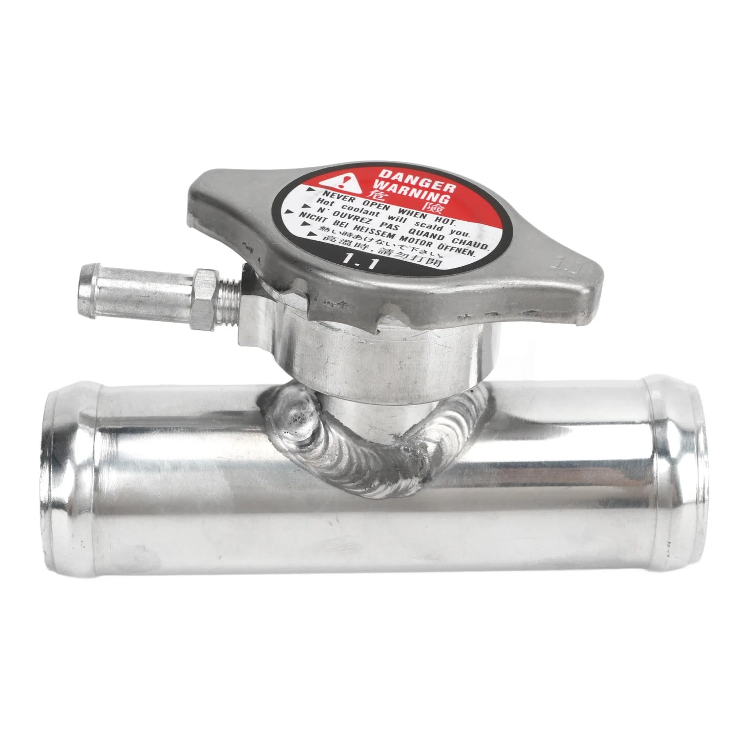 32mm Inline Radiator Filler Neck with 16 PSI Cap – view 4