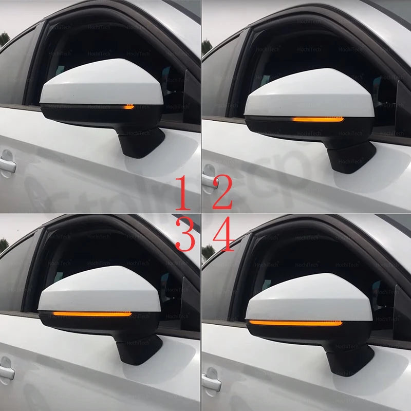 LEAP Dynamic LED Mirror Indicator Pair for Audi A3 S3 RS3 8V 2013-2018 - image 3