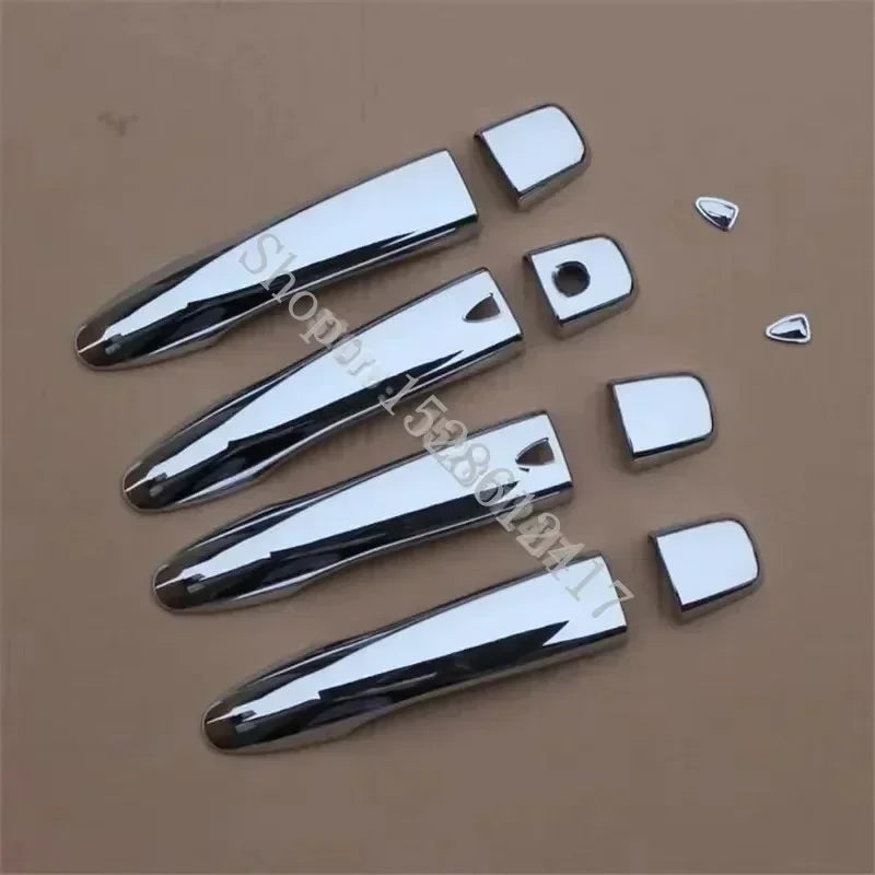 LEAP Door Handle Cover Kit for Nissan Navara NP300 D23 2015–2020 – Chrome / Button-Opening Pattern