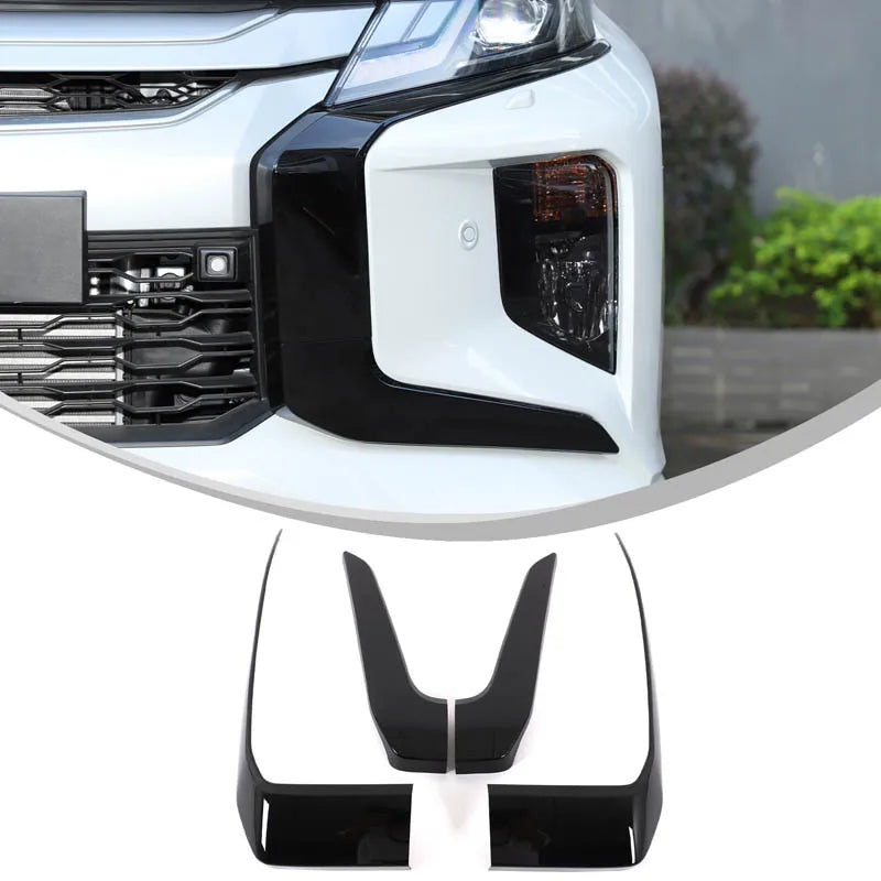 LEAP Front Grille Decorative Trim for Mitsubishi Triton 2019–2023 – Gloss Black
