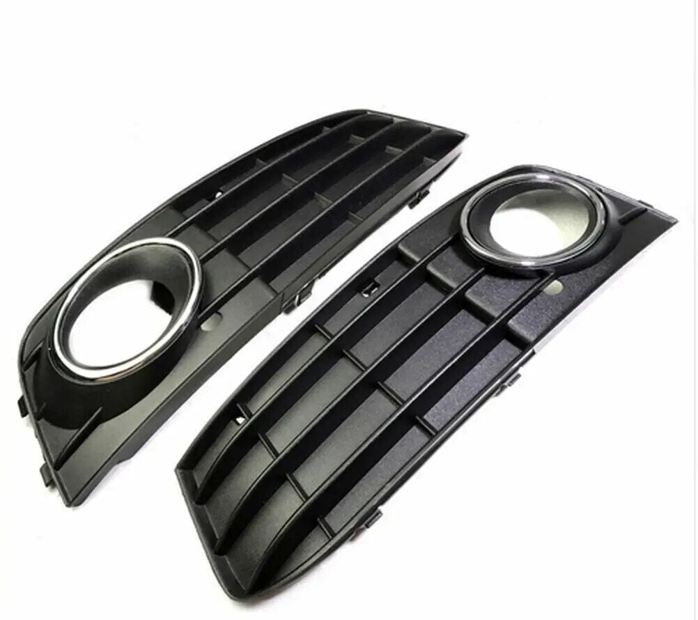 Bumper Fog Light Lamp Cover Grille for Audi A4 A4L B8 2007 2008 2009 2010 2011 2012