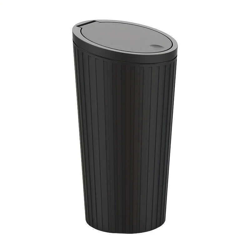 LEAP Mini Cup-Holder Rubbish Bin with Push Lid – Black