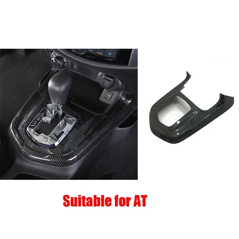 LEAP Automatic Gear Shift Surround Cover for Nissan Navara NP300 D23 2015–2020 – Carbon Look — 1 automatic gear shift surround cover