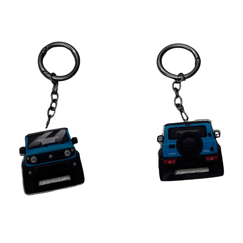 LEAP Jimny-Style Vehicle Model Keyring – Blue