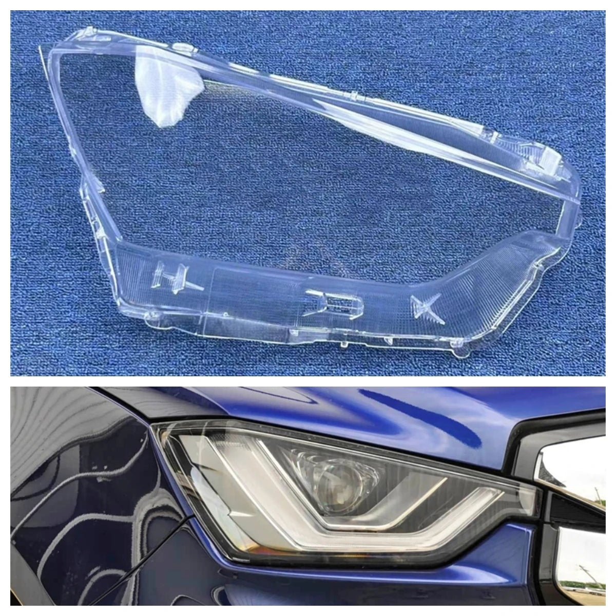 LEAP Clear Headlight Lens Cover for Isuzu D-MAX 2021–2023 – Right (RH) – 1 Unit
