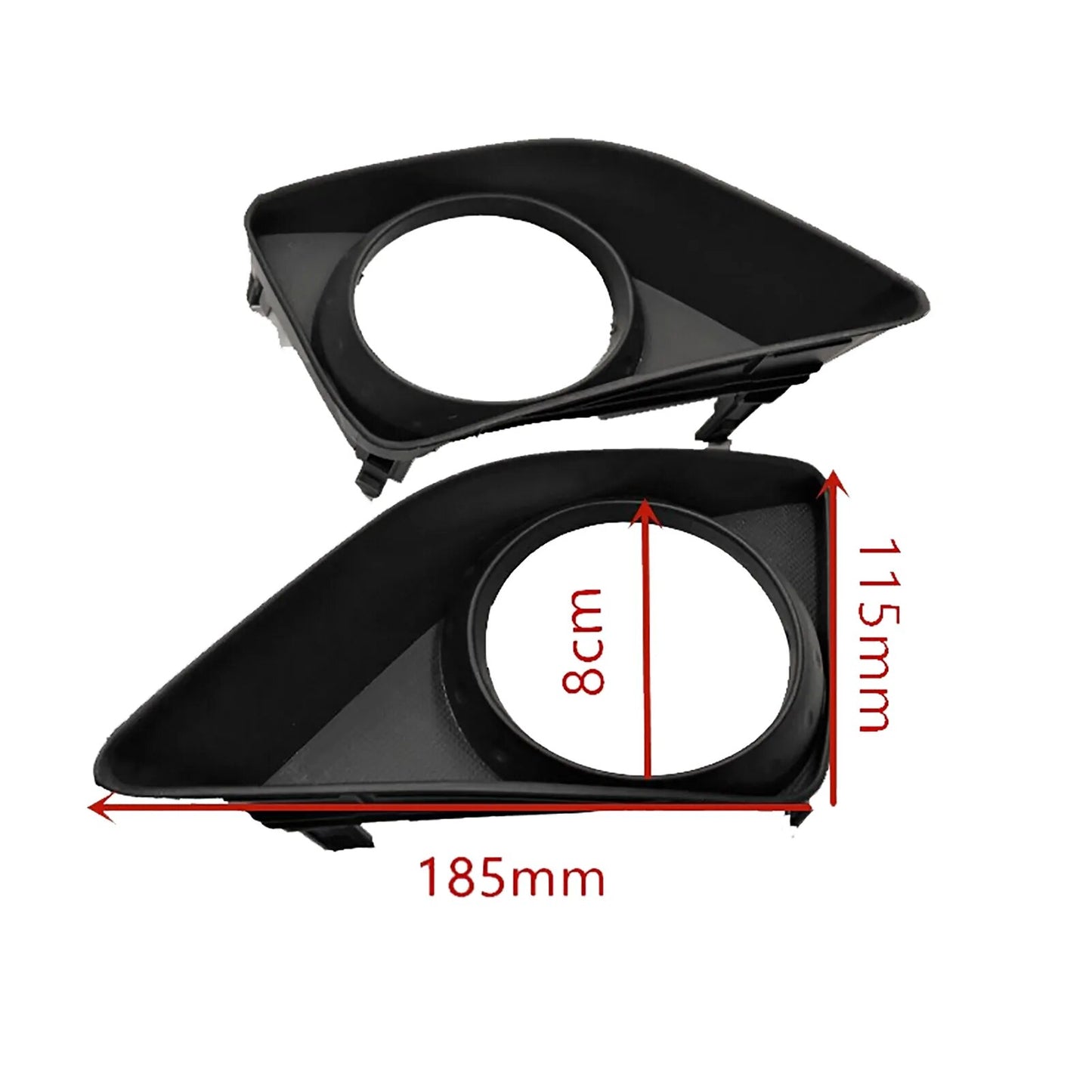 Front Foglight Fog Light Frame Grille Cover Grill For Toyota Corolla 2007 2008 2009 2010
