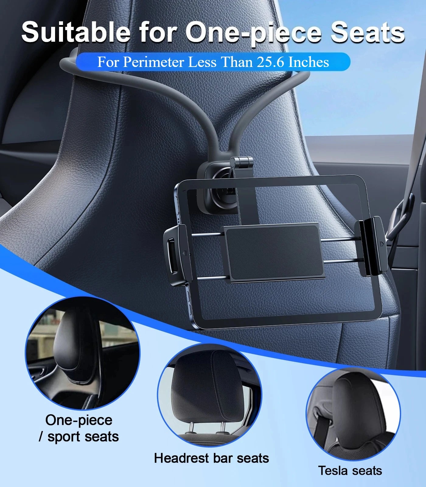 LEAP Rear Seat Tablet Holder – Universal Car Accessory – Style 3