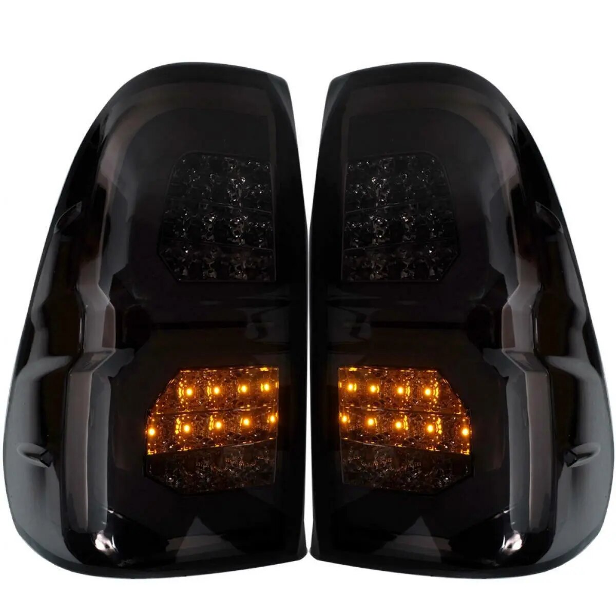 Smoked LED Rear Brake Tail Light For Toyota Hilux REVO 2016