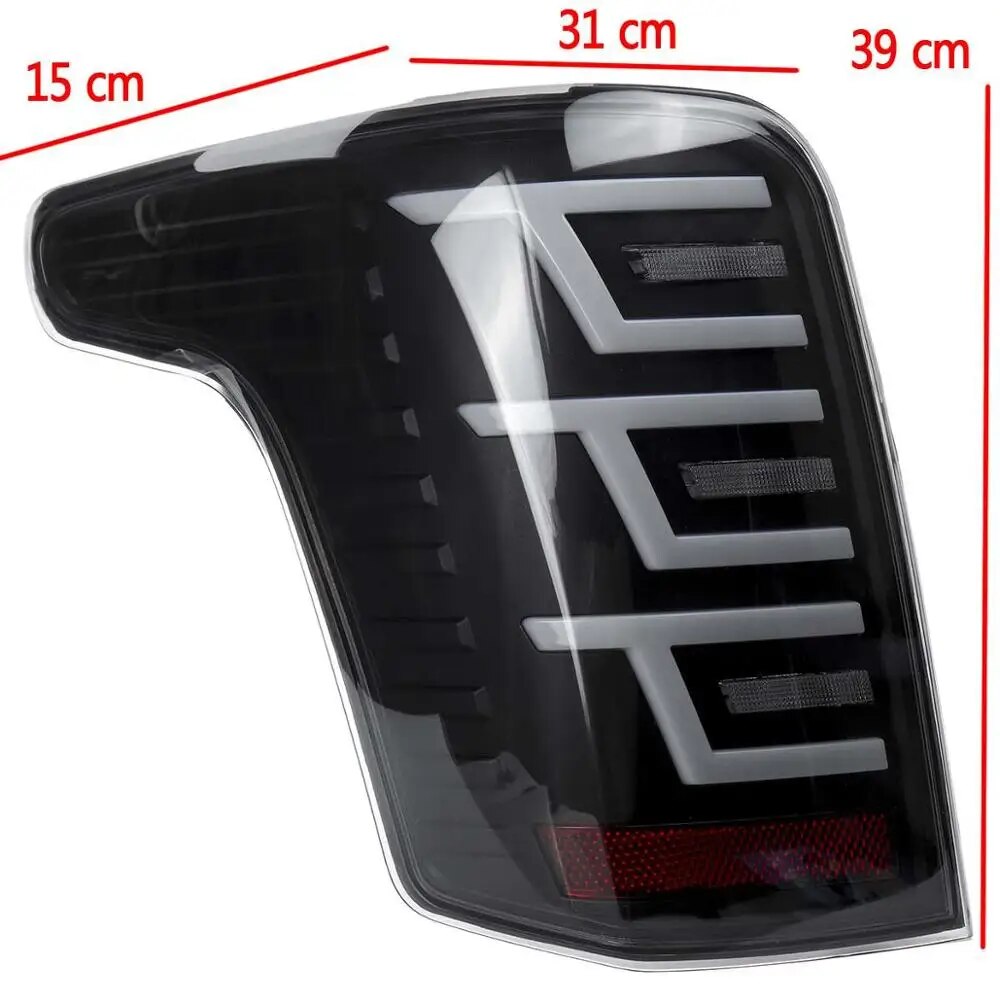Smoked LED Rear Parking Stop Brake Lamp Tail Light for Mitsubishi Triton L200 2015 2016 2017