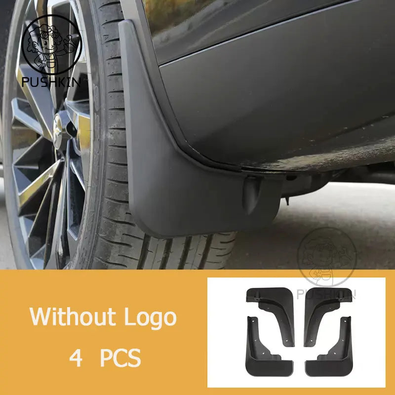 LEAP Mud Flap Set for Mitsubishi Outlander 2023–2025 – Black / No Logo