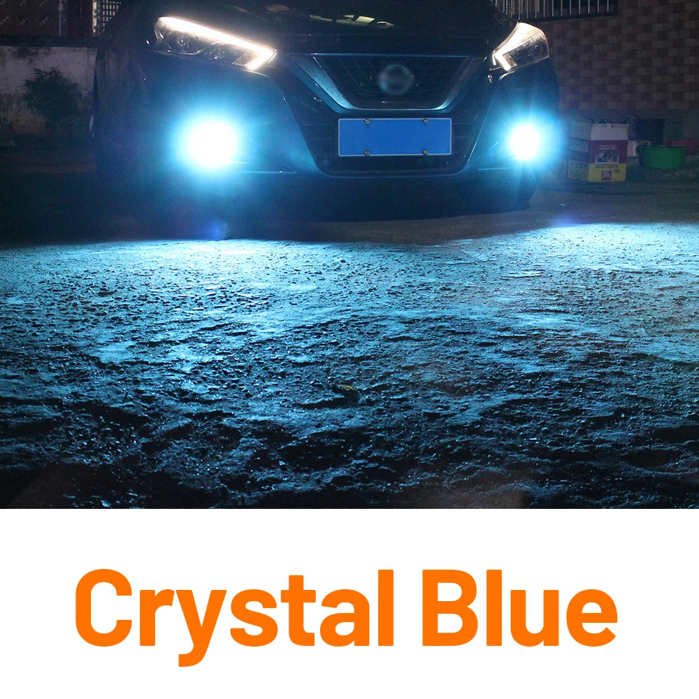 LEAP LED Fog Light Bulb Pair for Nissan Navara D23 / D40 – Crystal Blue