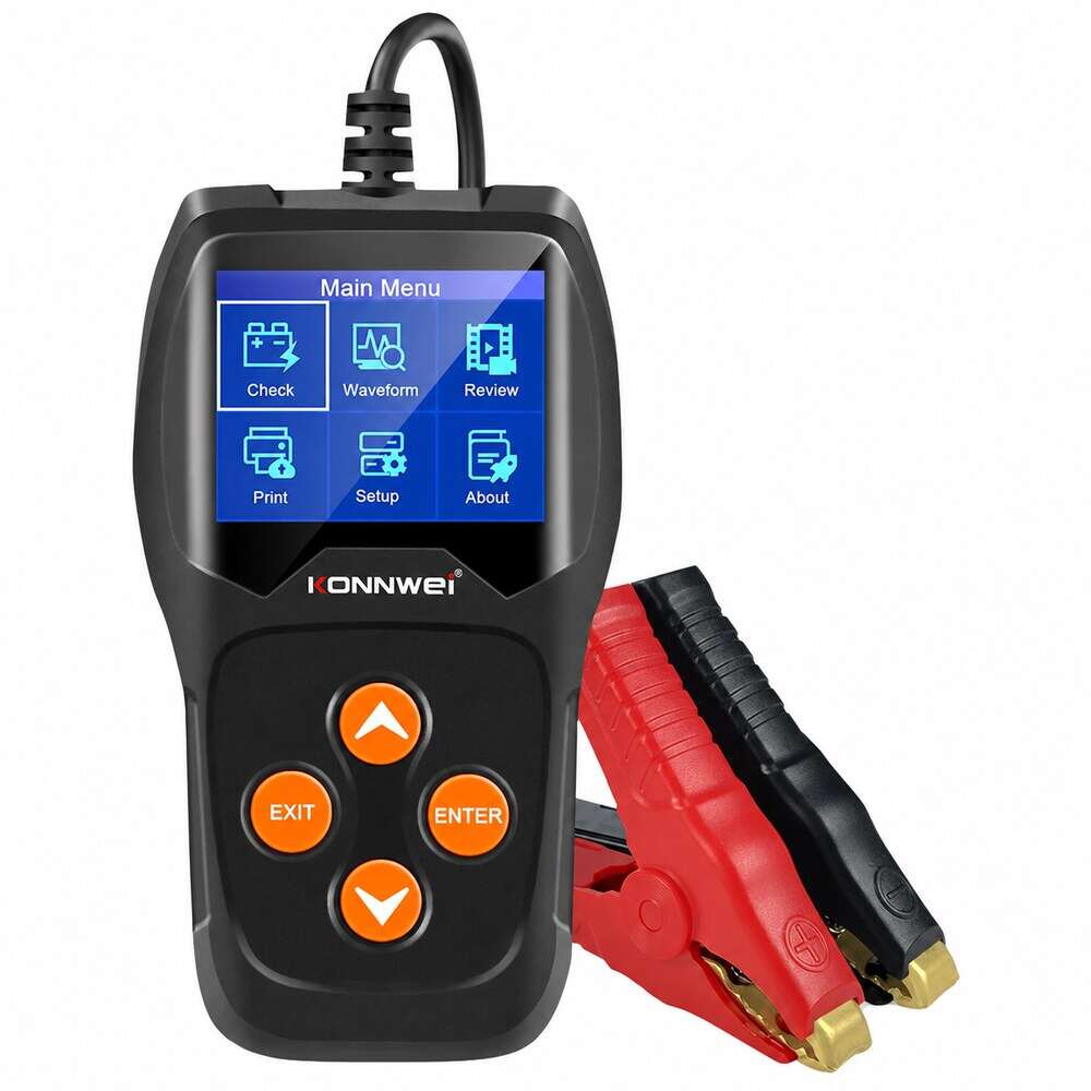 KONNWEI KW600 6V/12V Automotive Battery Tester & Charging System Analyser product image