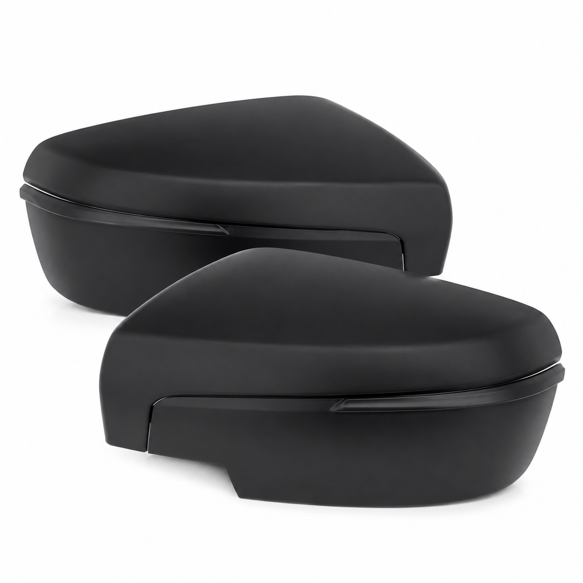 Matte black side mirror covers for Mazda BT-50 2020 to 2023
