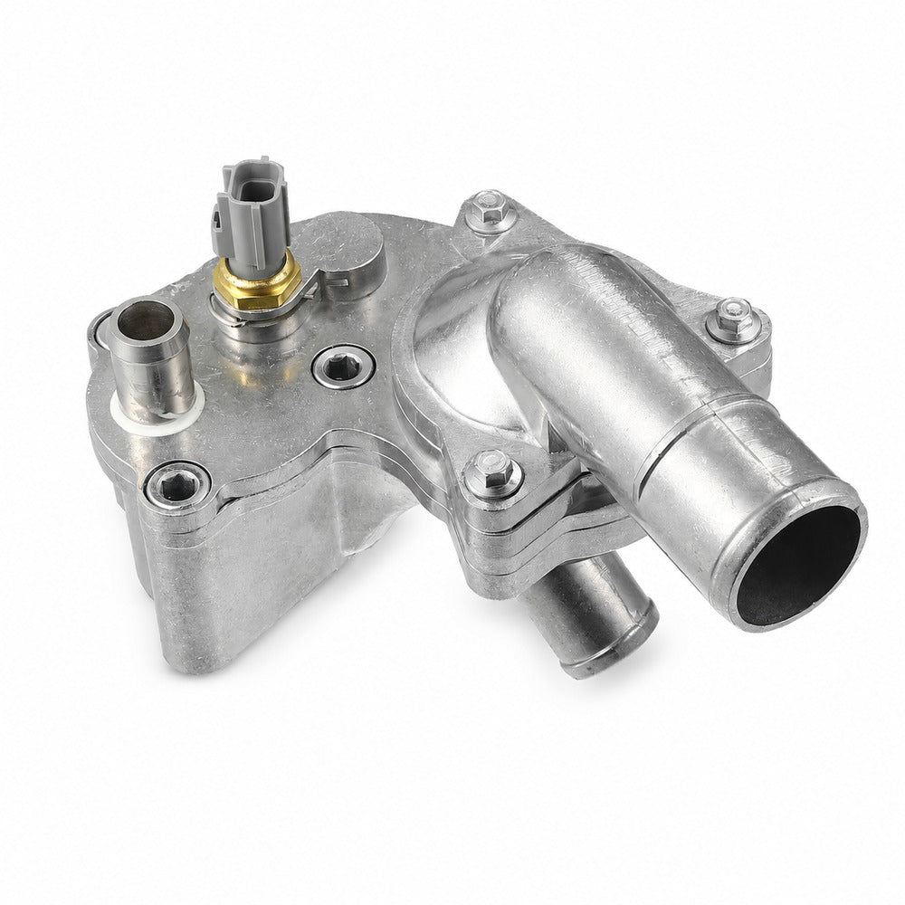 X AUTOHAUX Aluminium Thermostat Housing 5R3Z-8592-BA for Ford Mustang product image 1