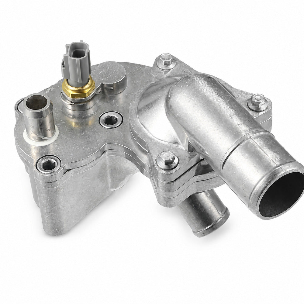 X AUTOHAUX Aluminium Thermostat Housing 5R3Z-8592-BA for Ford Mustang product image 2