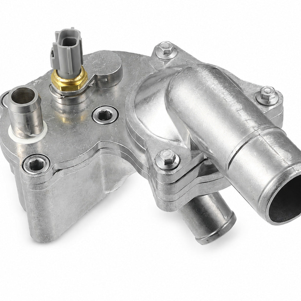 X AUTOHAUX Aluminium Thermostat Housing 5R3Z-8592-BA for Ford Mustang product image 3