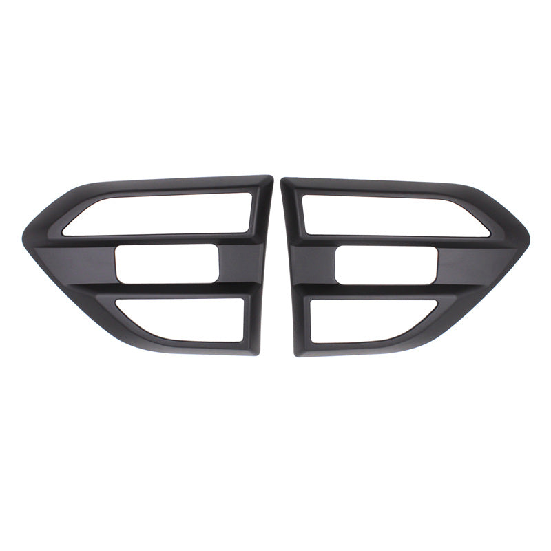 Ford Ranger T7 T8 2015–2021 Matte Black Side Vent Cover Pair