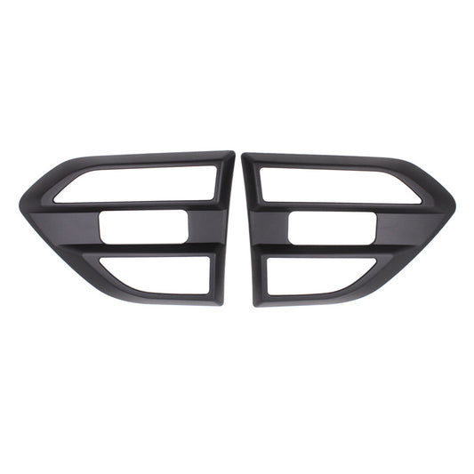 Ford Ranger T7 T8 2015–2021 Matte Black Side Vent Cover Pair