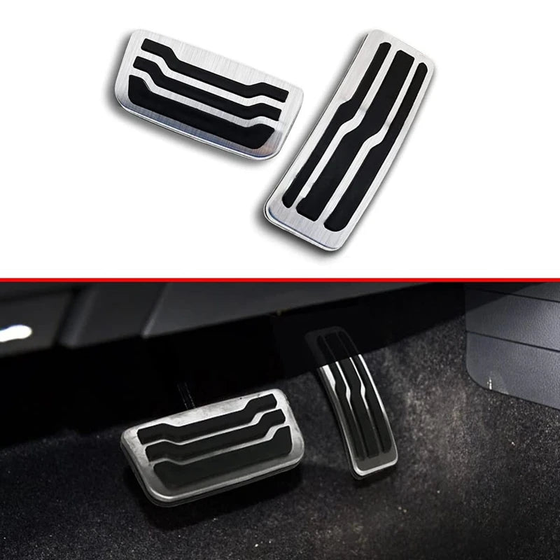 Stainless Pedal Pad Set for Mazda BT-50 2011-2020 - image 2