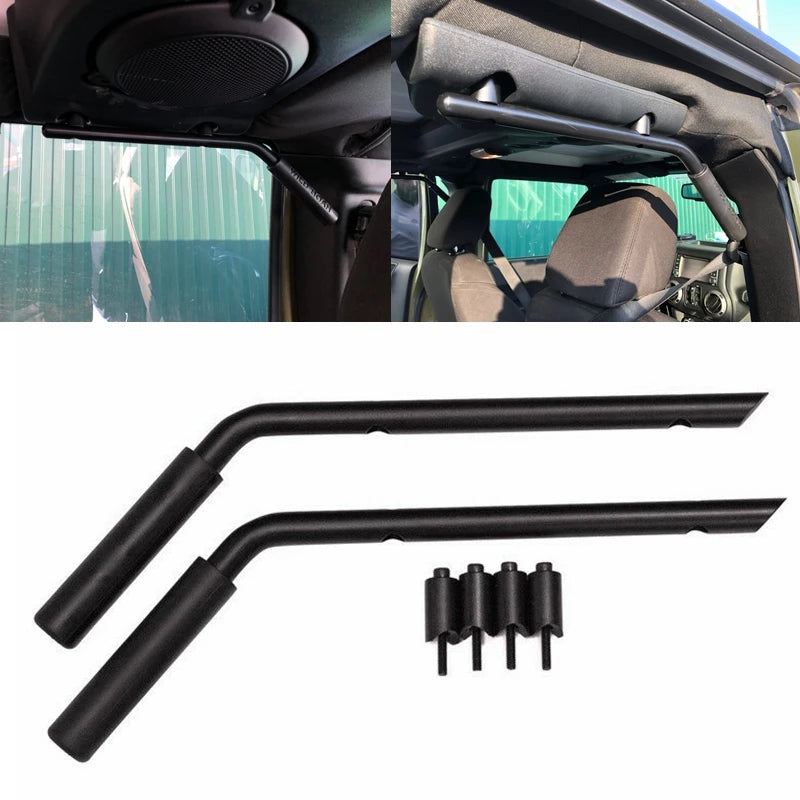 LEAP Grab Handle Pair for Jeep Wrangler JK 2007–2016 – Rear / Black