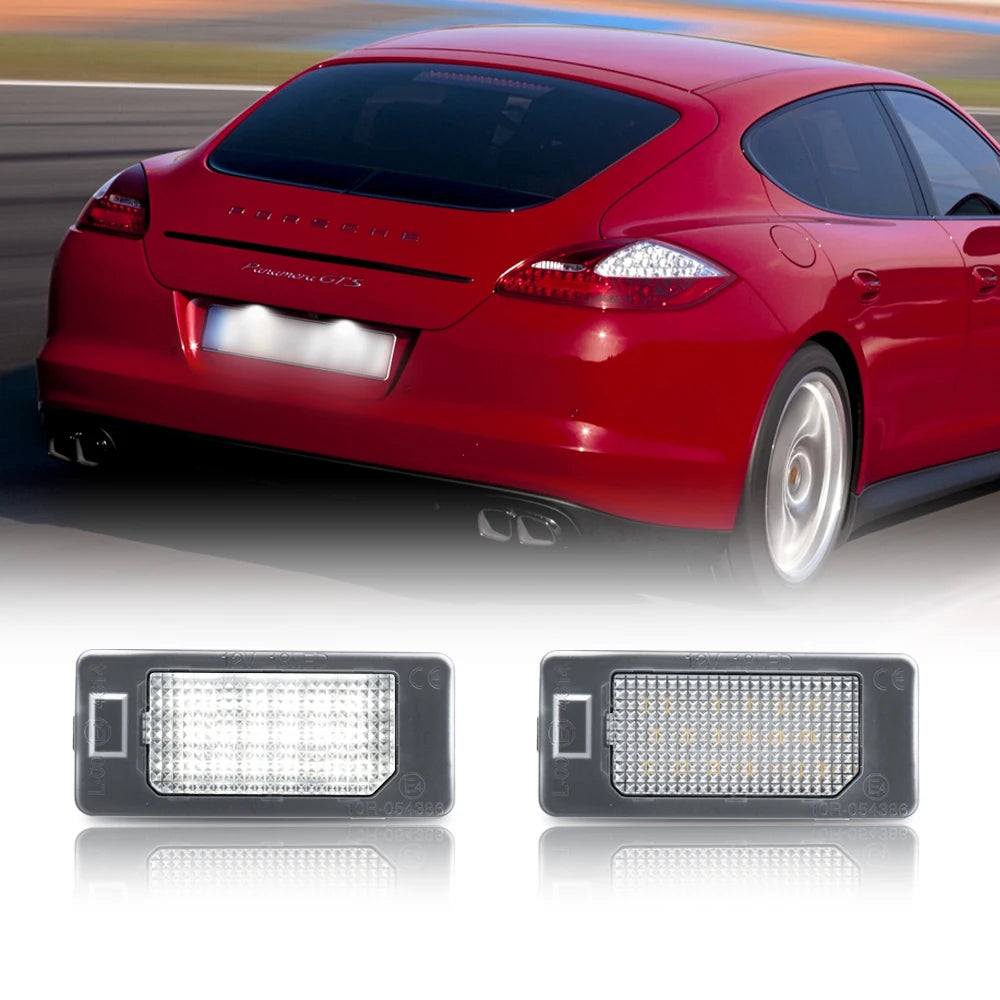 LEAP 2-Piece LED Licence Plate Light Set 8T0943021 for Porsche Panamera 970 - image 1