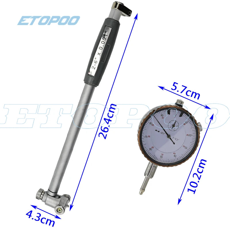 50–160mm Metric Dial Bore Gauge Set - view 2