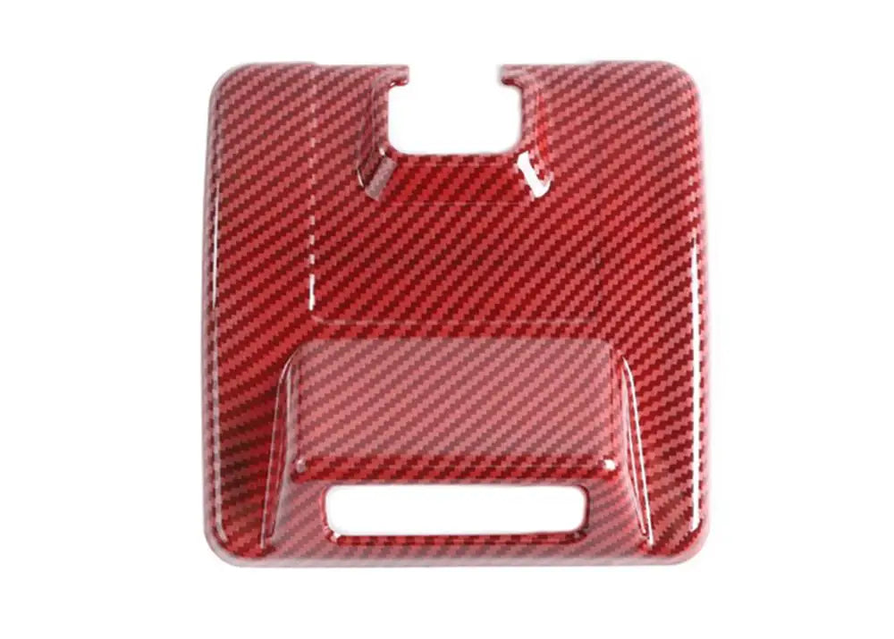 LEAP Interior Rear-View Mirror Base Trim for Suzuki Jimny 2019–2025 – Red Carbon-Look