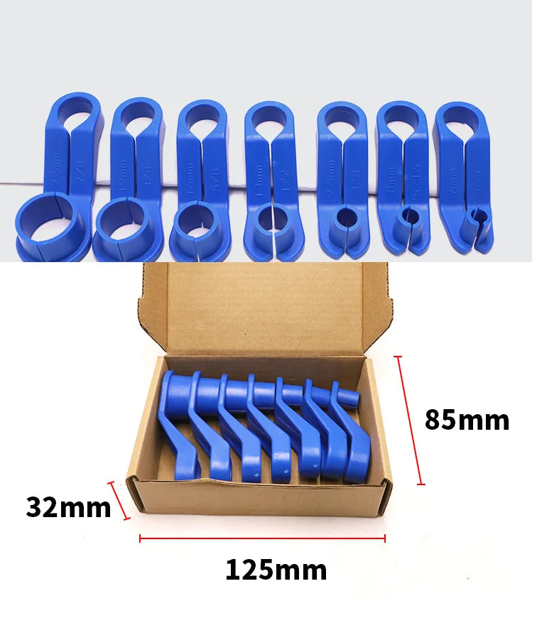 LEAP 7-Piece Angled AC & Fuel Line Disconnect Set - view 1