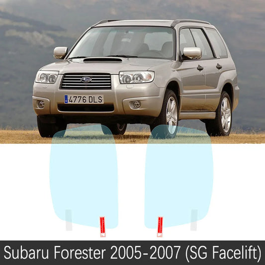 LEAP Clear Anti-Fog Mirror Film Pair for Subaru Forester 2005-2007
