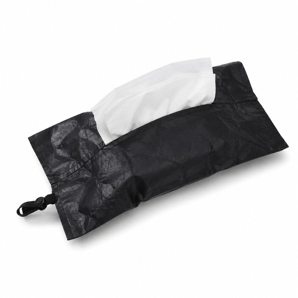 LEAP black hanging car tissue pouch – view 1