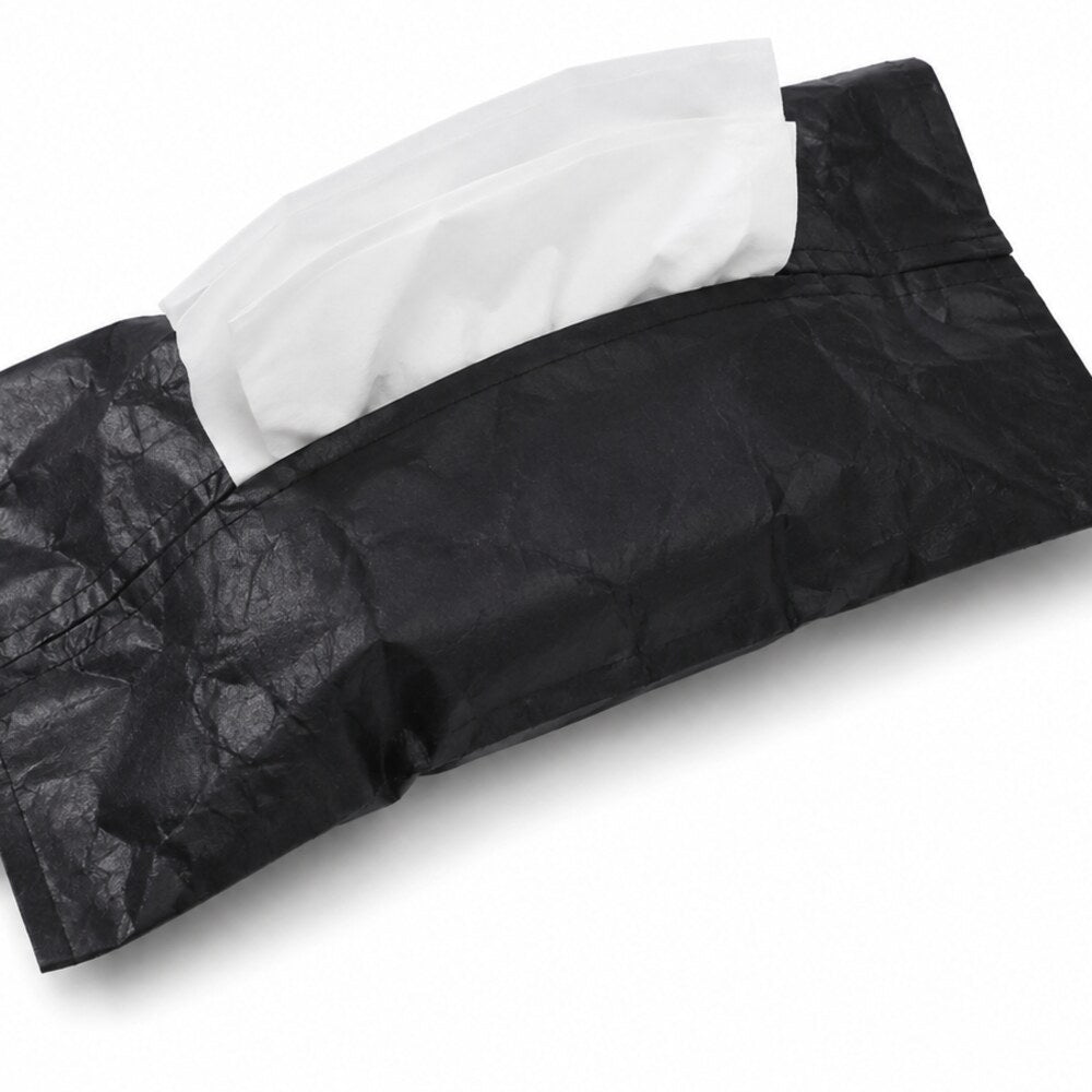 LEAP black hanging car tissue pouch – view 3
