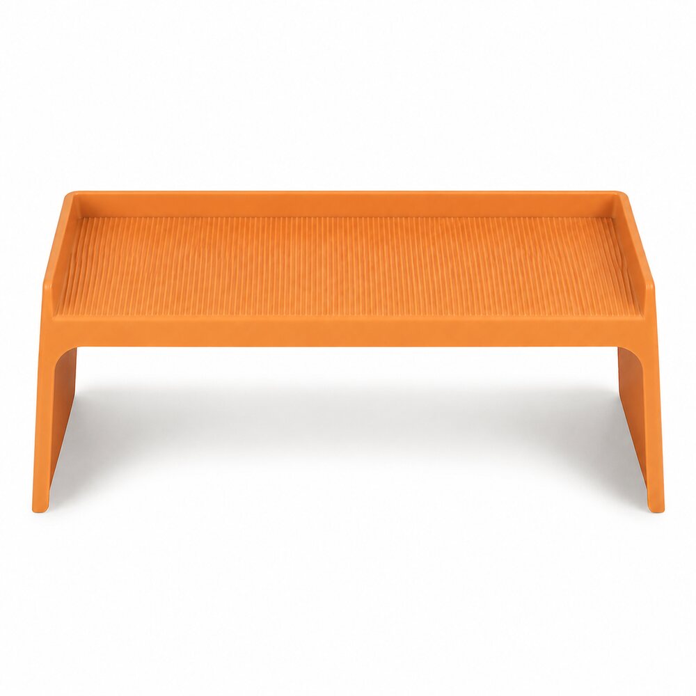 LEAP orange centre console lower storage shelf for Ford Ranger – front view