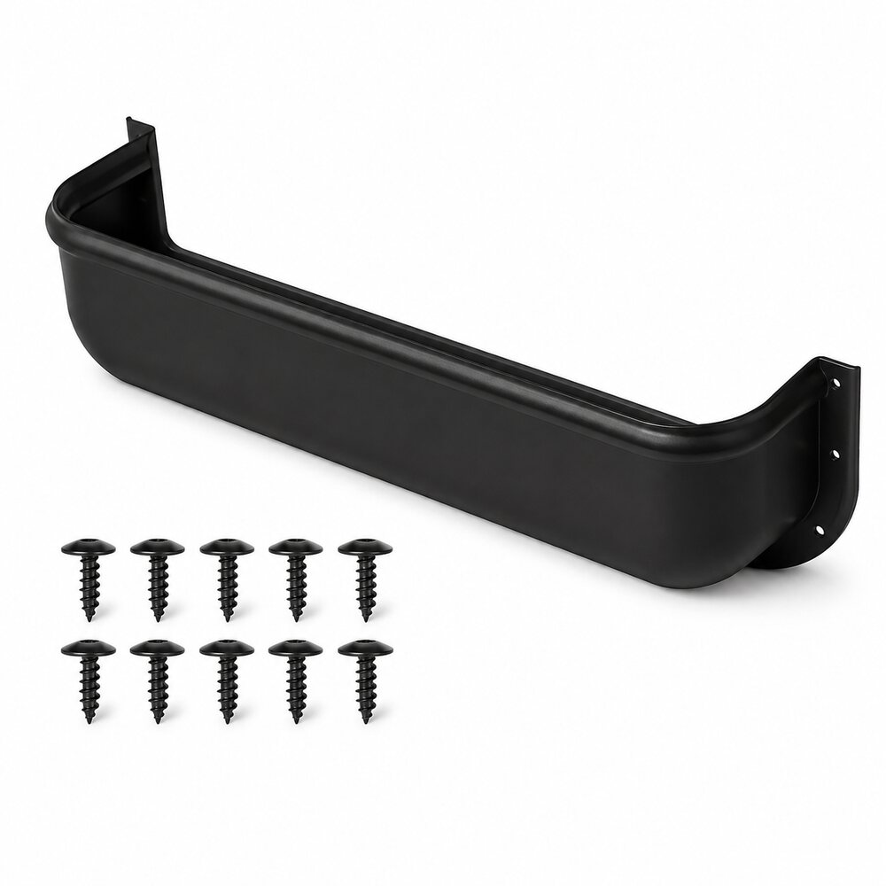LEAP black screw-mount interior storage pocket with ten screws