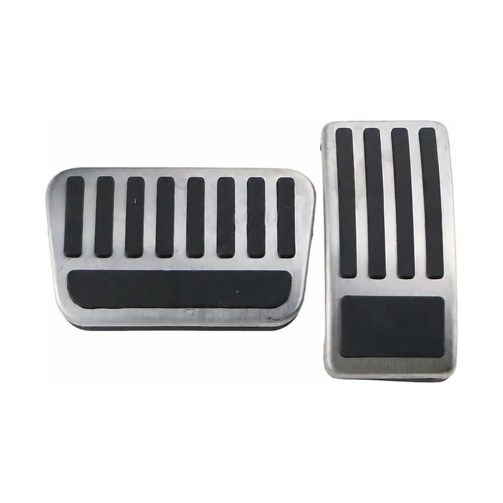 LEAP BYD Dolphin 2021–2025 Non-Slip Pedal Cover Set – Silver/Black – image 1