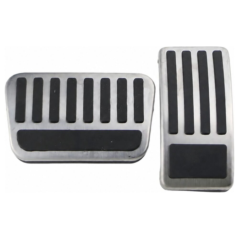 LEAP BYD Dolphin 2021–2025 Non-Slip Pedal Cover Set – Silver/Black – image 3
