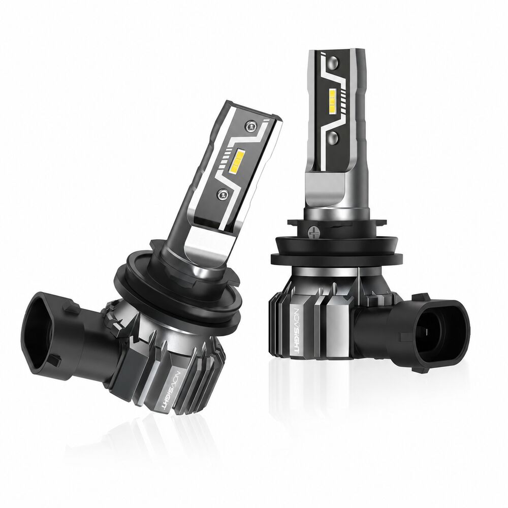 NOVSIGHT H11 H8 H9 LED Fog Light Bulbs 6500K White Pair