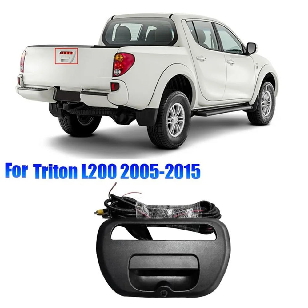 Mitsubishi Triton L200 tailgate handle rear camera assembly - view 2