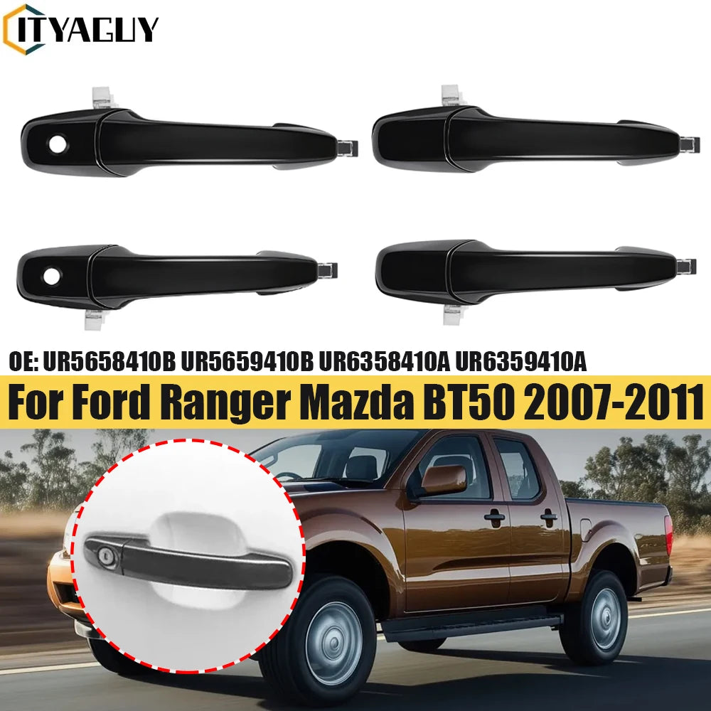 Ford Ranger Mazda BT-50 front right exterior door handle - view 2