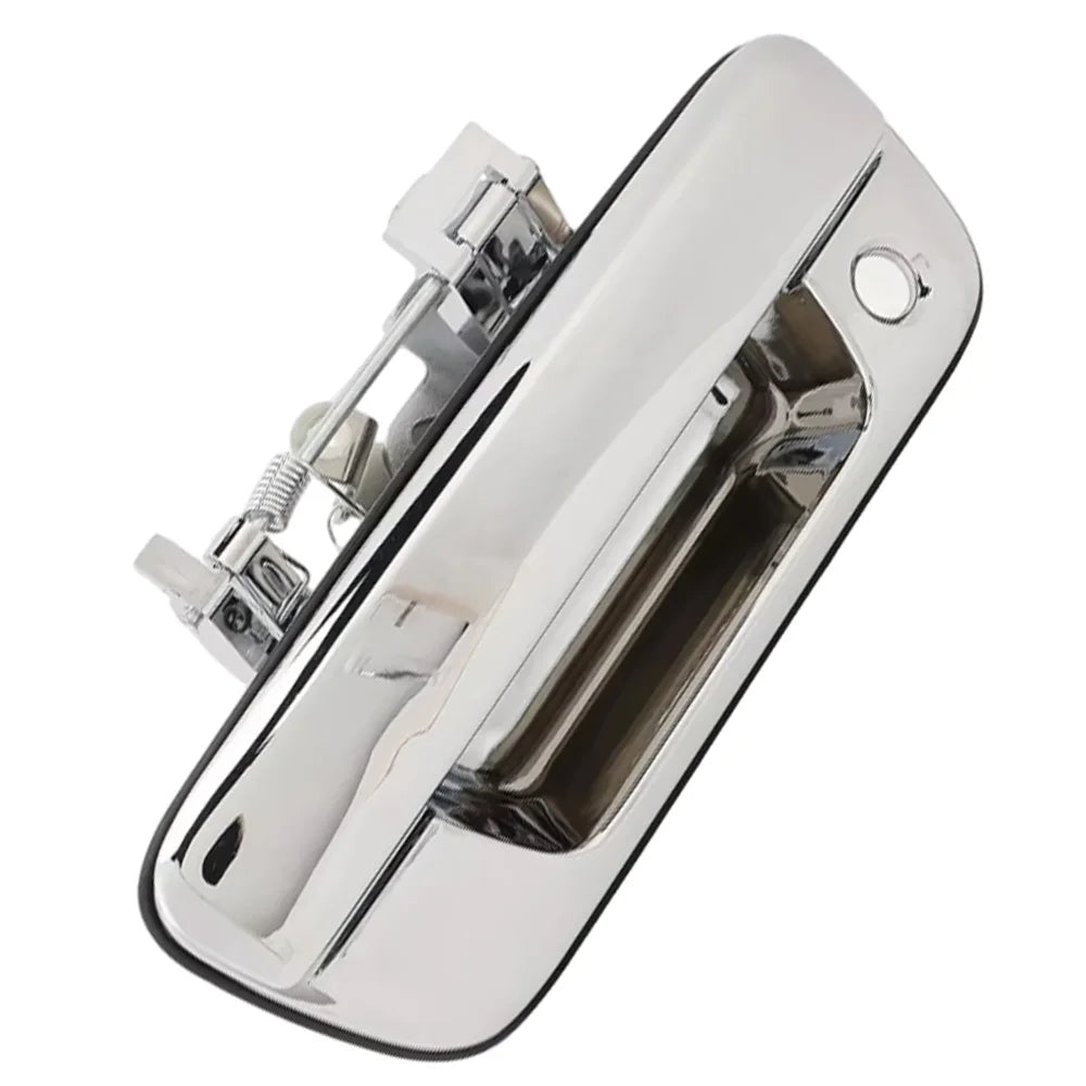 Isuzu D-Max Holden Colorado chrome tailgate handle with keyhole - view 4