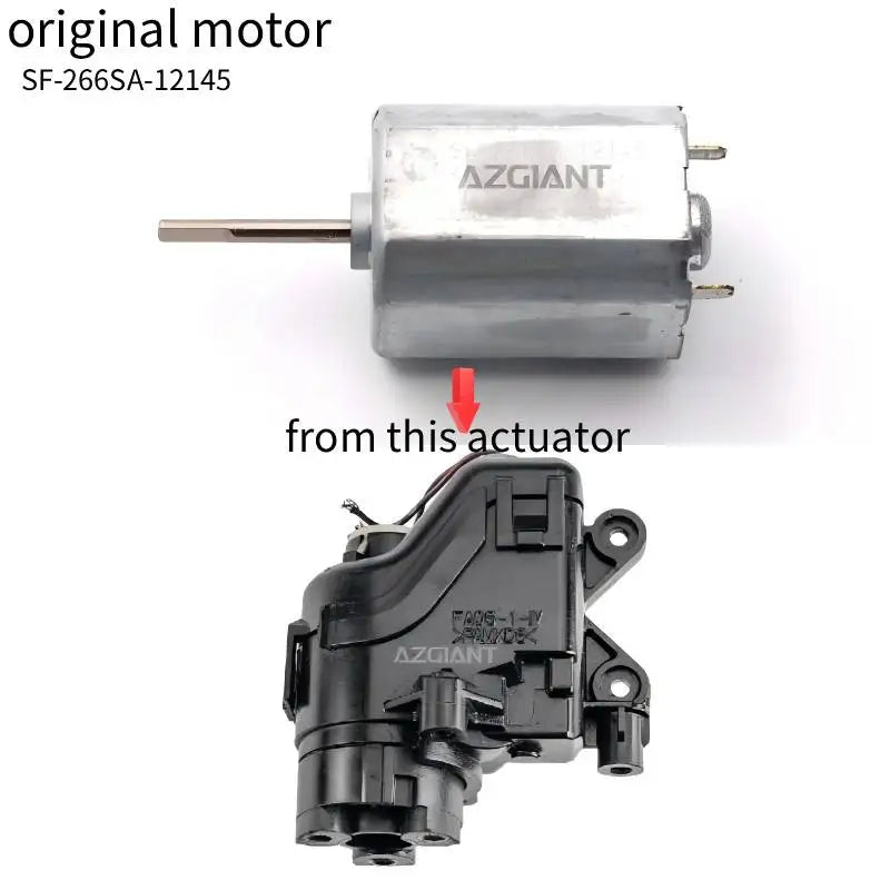 Mazda power folding side mirror actuator motor pair - view 2