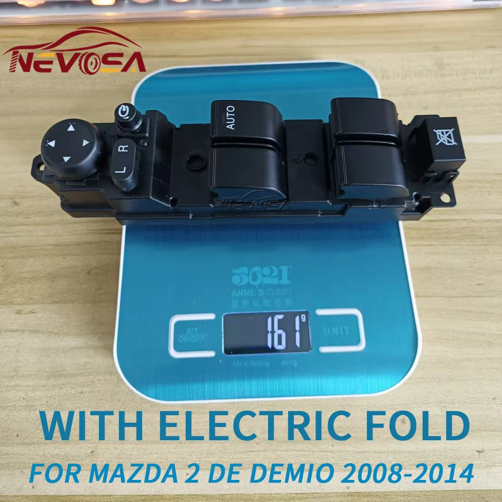 LEAP RHD Master Power Window Switch with Folding Control for Mazda 2 Demio 2008–2014 product view 2
