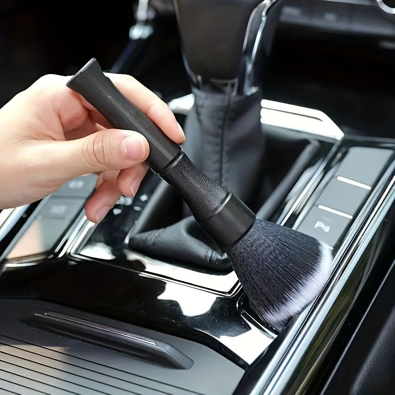 Large soft-bristle vehicle detailing brush side view