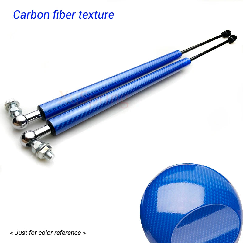 LEAP Bonnet Gas Strut Kit for Hyundai Kona 2018–2020 – Carbon-Look Blue