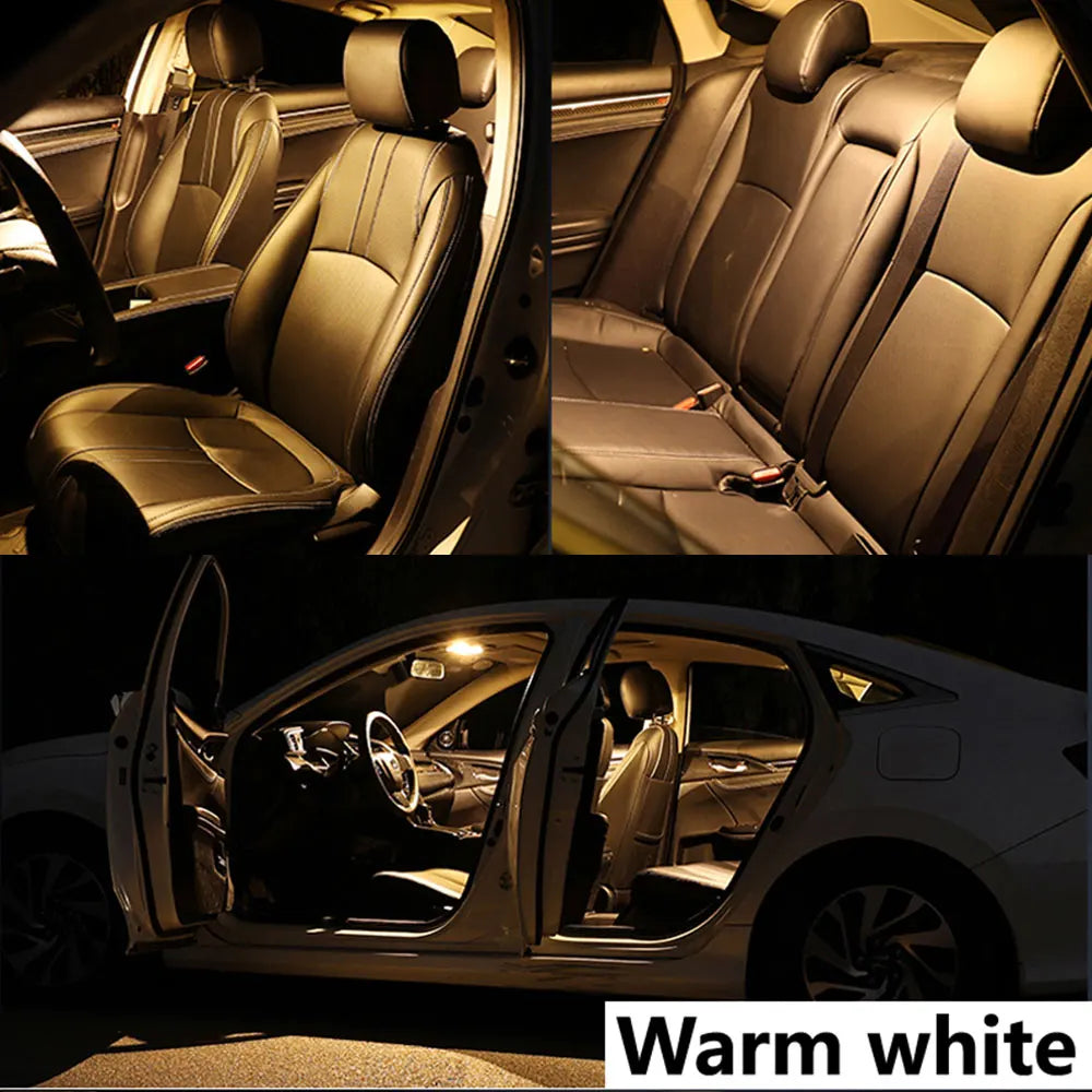 4500K Warm White lighting appearance example – bulb quantity and fitment are specified in this listing