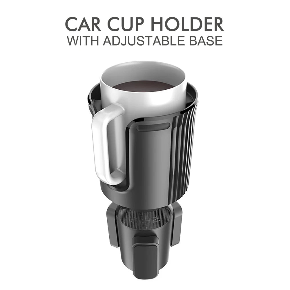 LEAP Adjustable Cup Holder Expander – Universal Car Accessory – Style 2