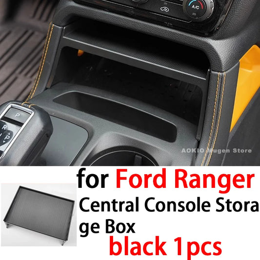 LEAP Centre Console Storage Organiser for Ford Ranger 2023–2025 – Black