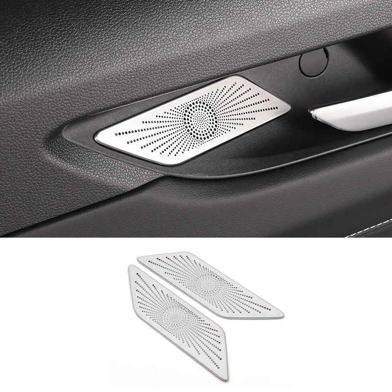 LEAP Haval H6 2021–2024 Rear Door Speaker Trim Covers – Silver